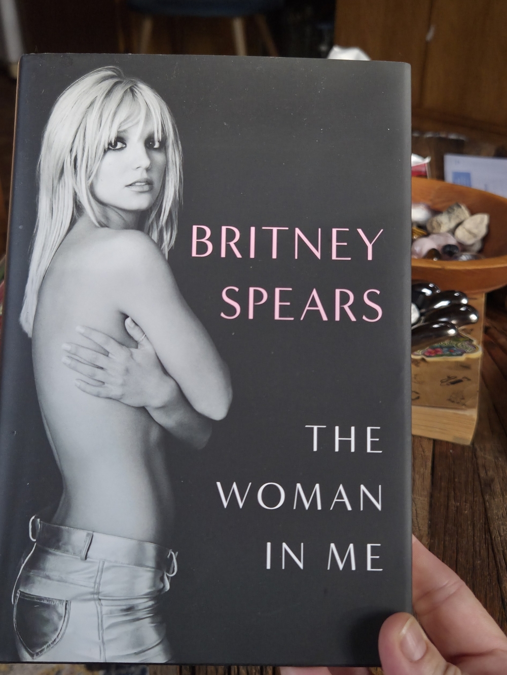 Britney Spears - The Woman In Me Hardcover Book (Black & Pink)